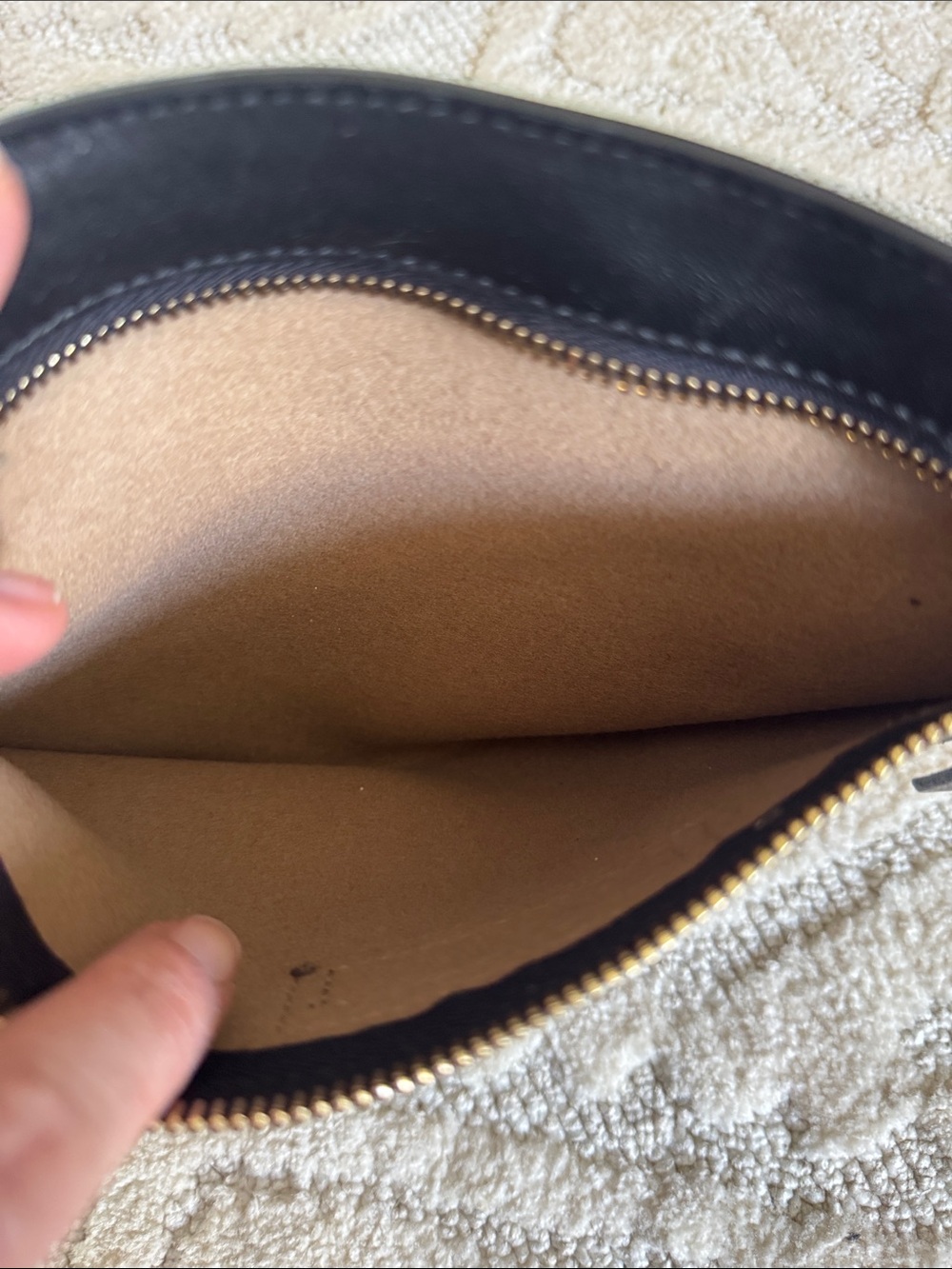 Marni leather hobo bucket bag in a red and brown color-block - Picture 13 of 13